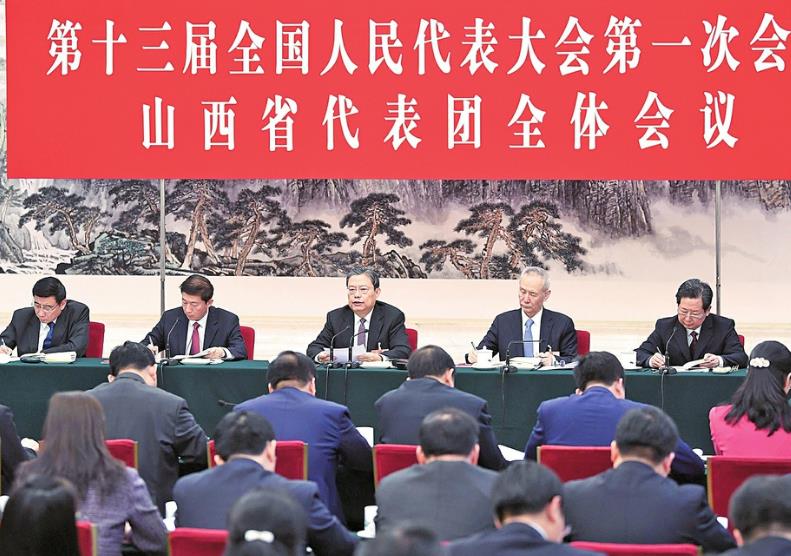 赵乐际参加山西代表团审议时强调更加科学更加严密更加有效推进管党治党工作努力取得更大战略性成果